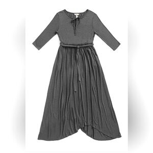 Matilda Jane Choose Your Own Path Go West Maxi Dress Gray, Size XS, NWOT